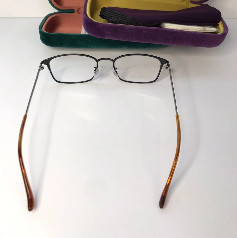 💯 Original Gucci Demo Rectangular Men's Eyeglasses GG0579OK 001